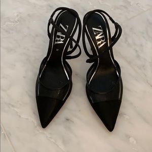 Zara pointed toe heels